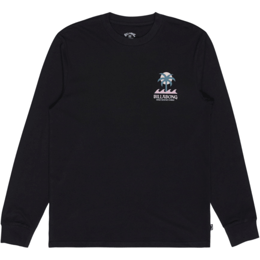 2026 Billabong Mens Portal Long Sleeve T-Shirt EBYZT00627 - Black